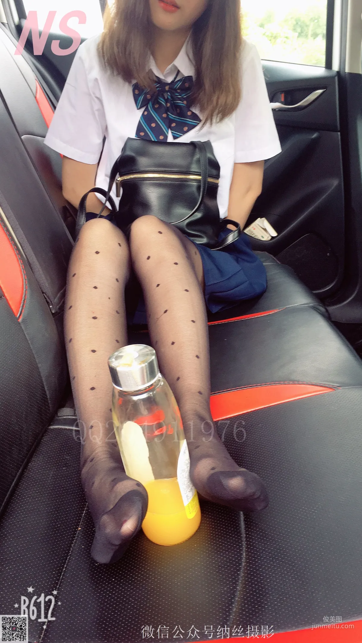 Wen Wen, OL Black Polka Dot Stockings [NASI] NO.057 Photo Set photo 32