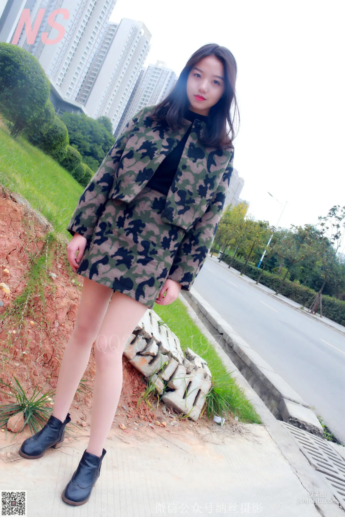Wei Wei 'Camouflage Girl Outdoor Silk Stockings' [NASI] NO.095 Photo Set photo 4