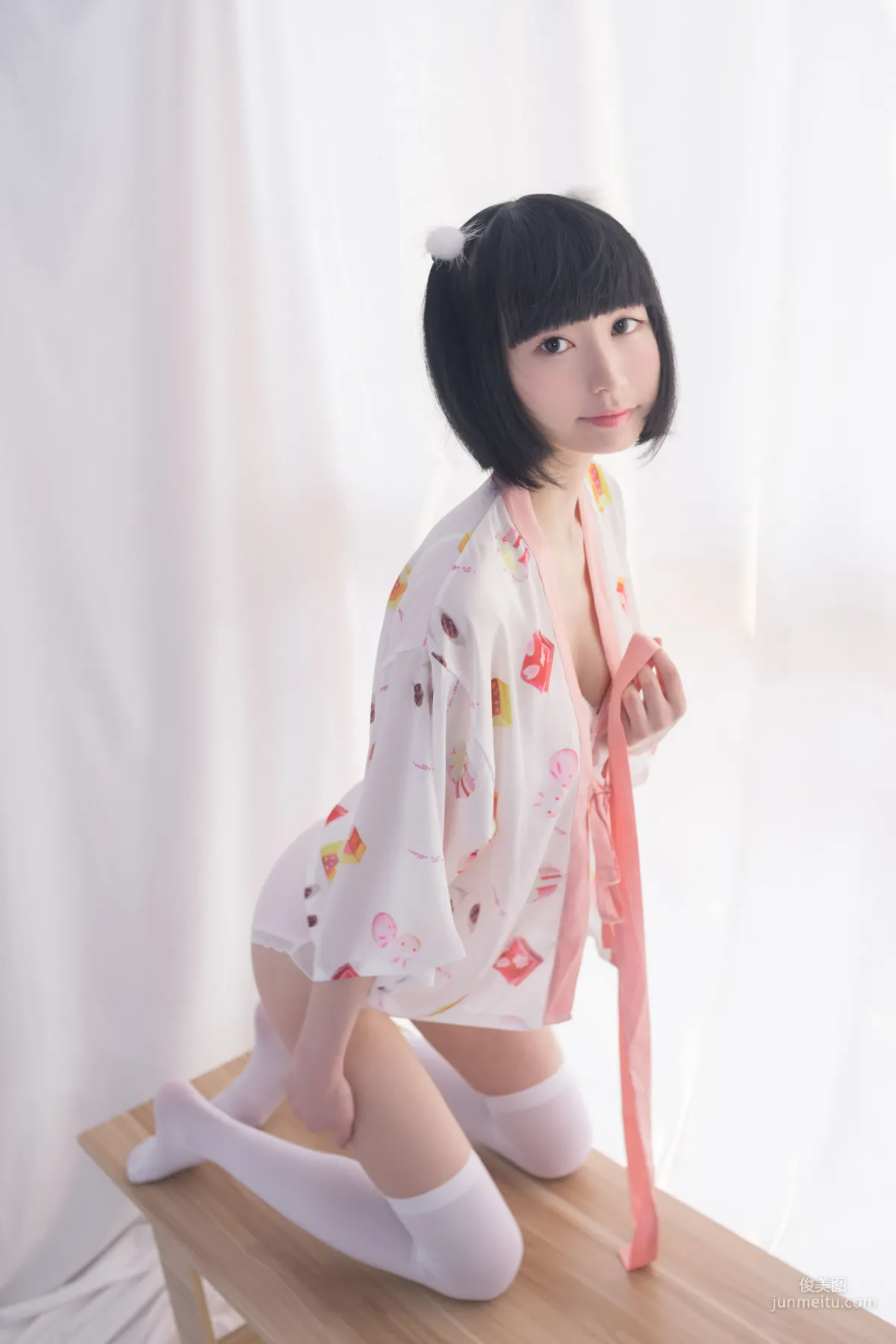 《妹妹头少女的白丝》 [轻兰映画] SPL.004 写真集7