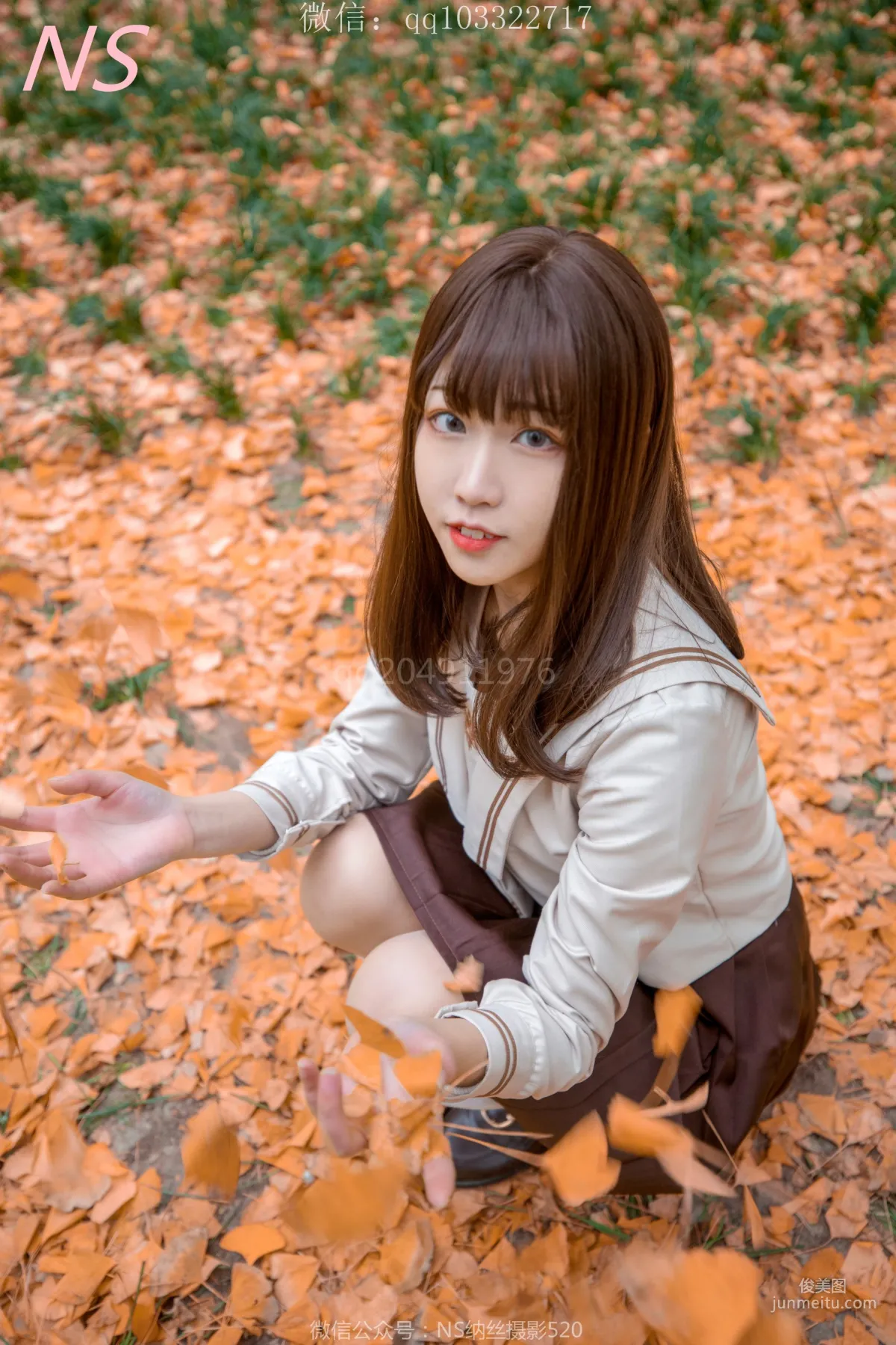 枫之少女《白丝肉丝萌萌哒的枫》 [纳丝摄影] 写真集93