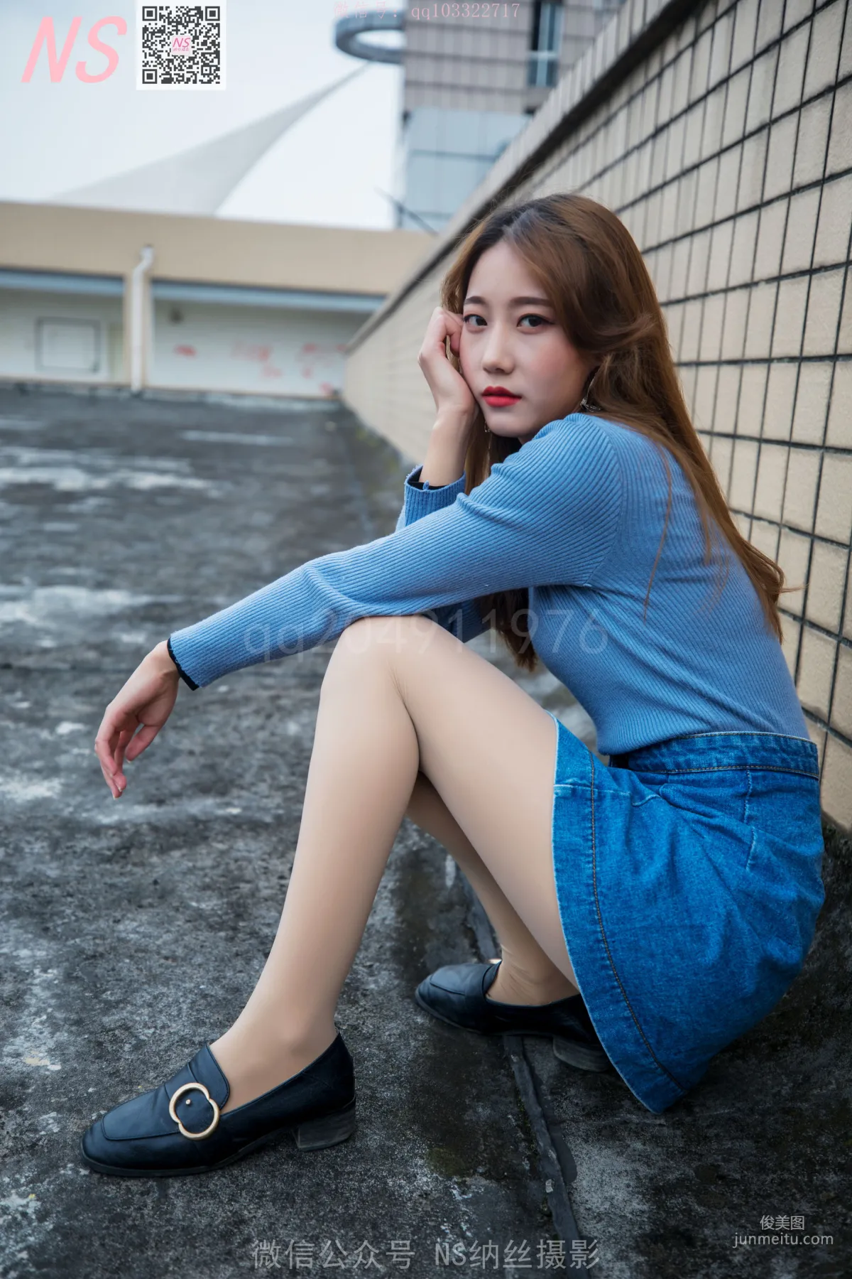 舒怡《女神天台肉色丝袜》 [纳丝摄影] 写真集21