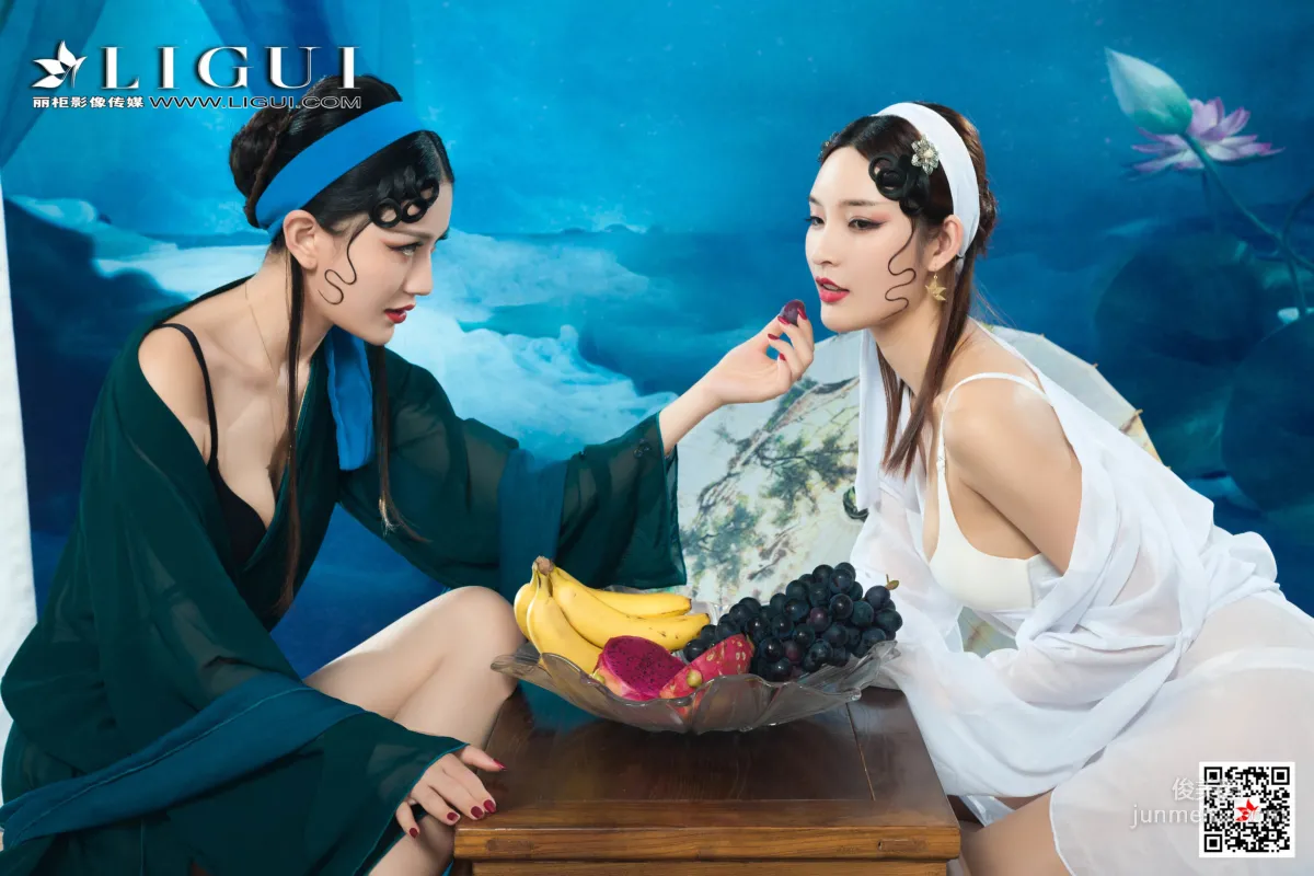 甜甜&雪糕《京劇絲襪姐妹花》 [麗櫃Ligui] 寫真集 14
