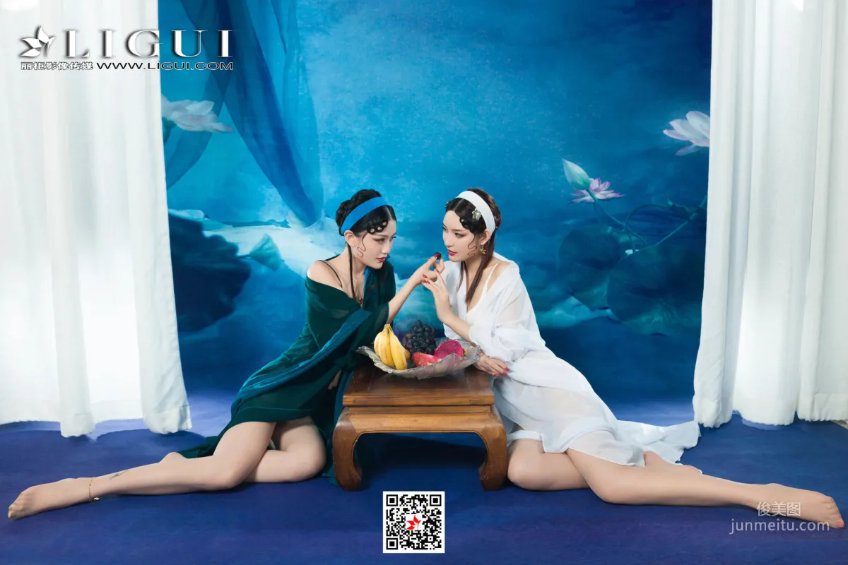 甜甜&雪糕《京劇絲襪姐妹花》 [麗櫃Ligui] 寫真集 37