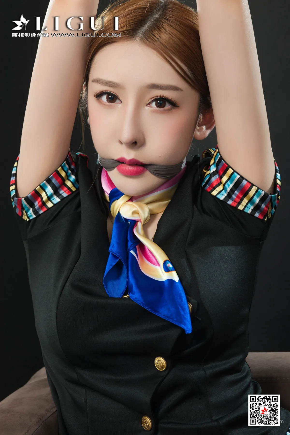 Tu Zi, Flight Attendant Rope Bondage [Ligui] Photo Set photo 23