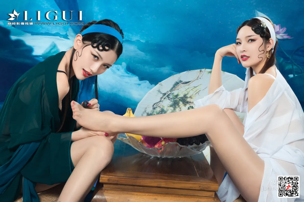 甜甜&雪糕《京劇絲襪姐妹花》 [麗櫃Ligui] 寫真集 23