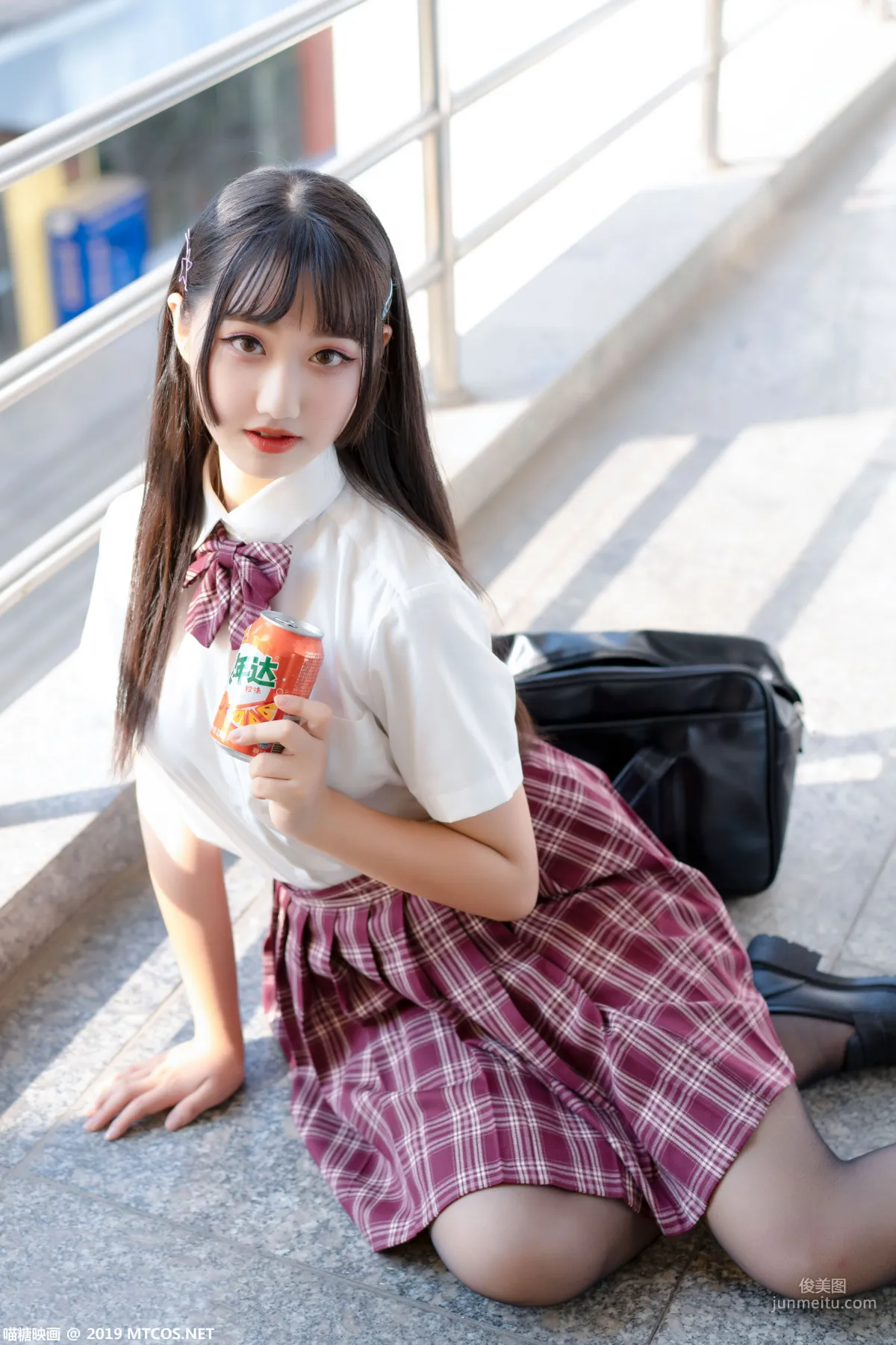 《长发JK萌妹》 [喵糖映画] VOL.023 写真集15