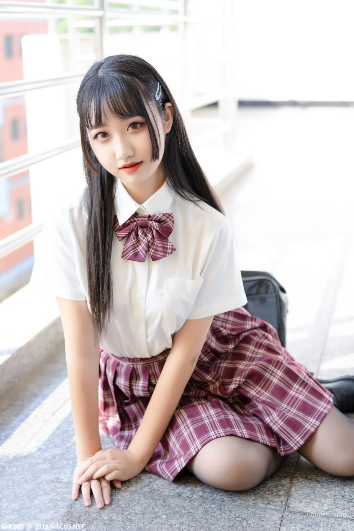 《长发JK萌妹》 [喵糖映画] VOL.023 写真集14