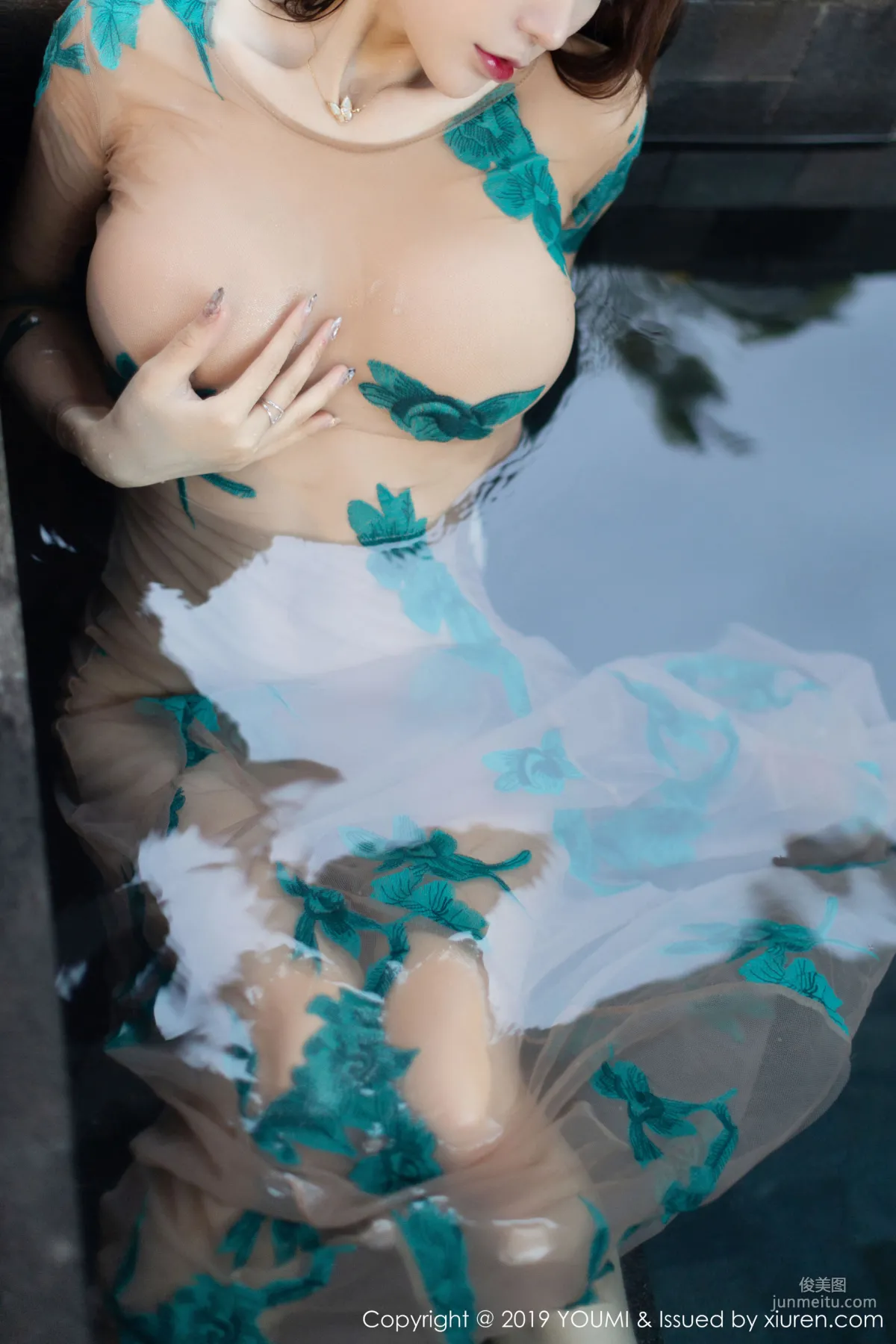 Zhou Yuxi Sandy, Gorgeous and Sexy Long Dress [YouMi] Vol.356 Photo Set photo 25