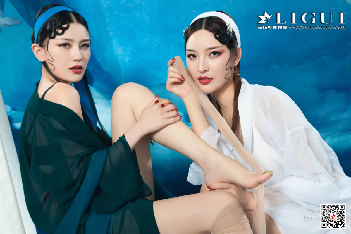 甜甜&雪糕《京劇絲襪姐妹花》 [麗櫃Ligui] 寫真集 64