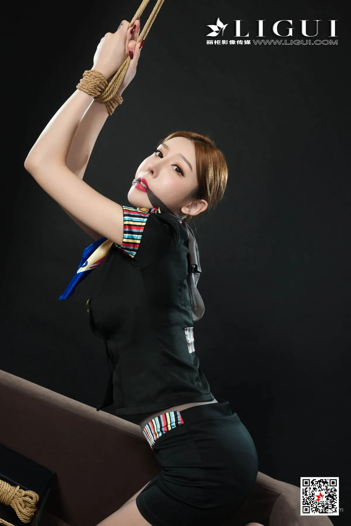 Tu Zi, Flight Attendant Rope Bondage [Ligui] Photo Set photo 39