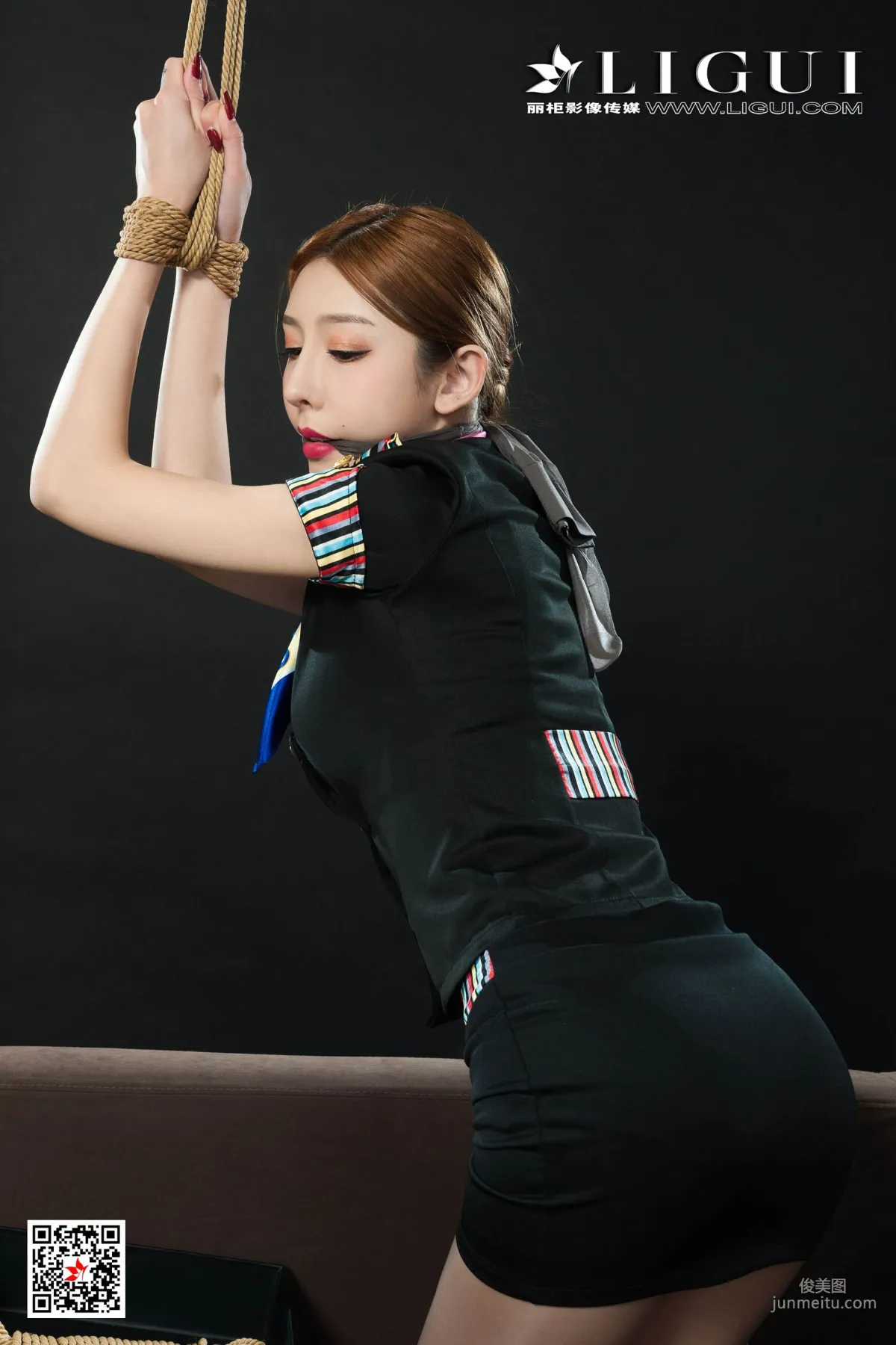 Tu Zi, Flight Attendant Rope Bondage [Ligui] Photo Set photo 47