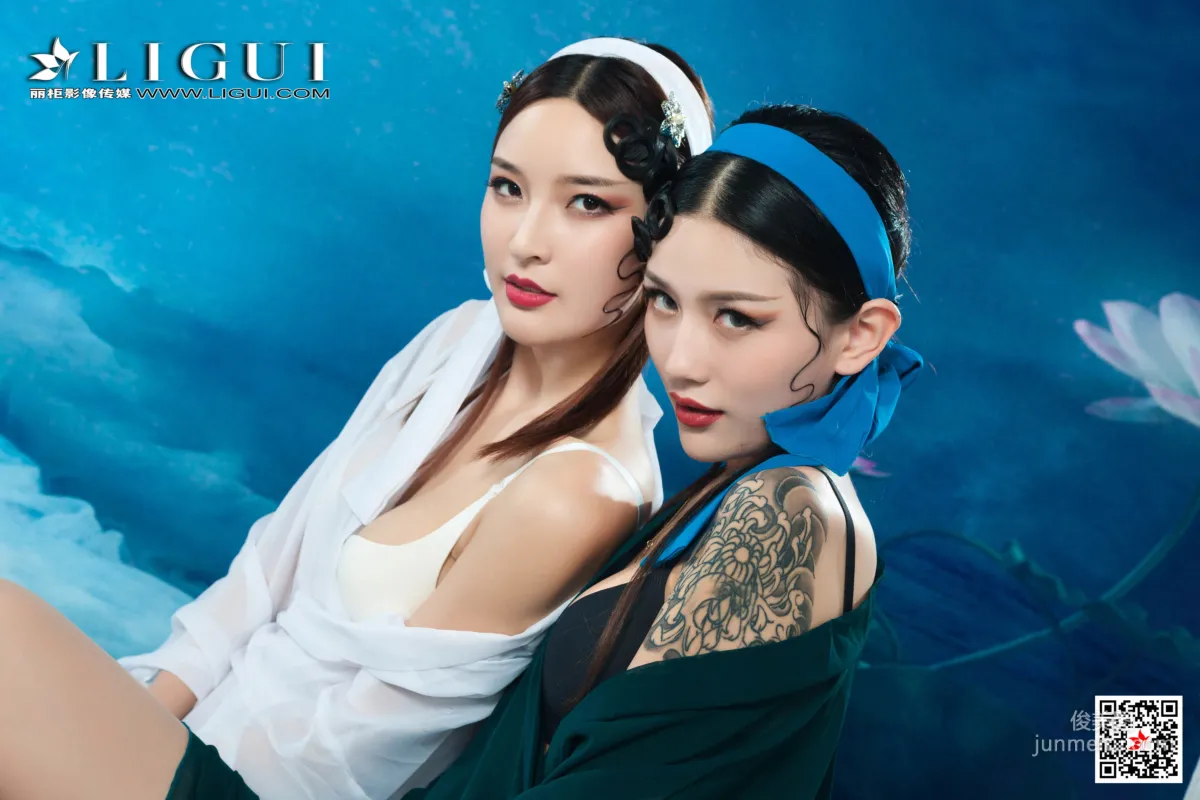 甜甜&雪糕《京劇絲襪姐妹花》 [麗櫃Ligui] 寫真集 34