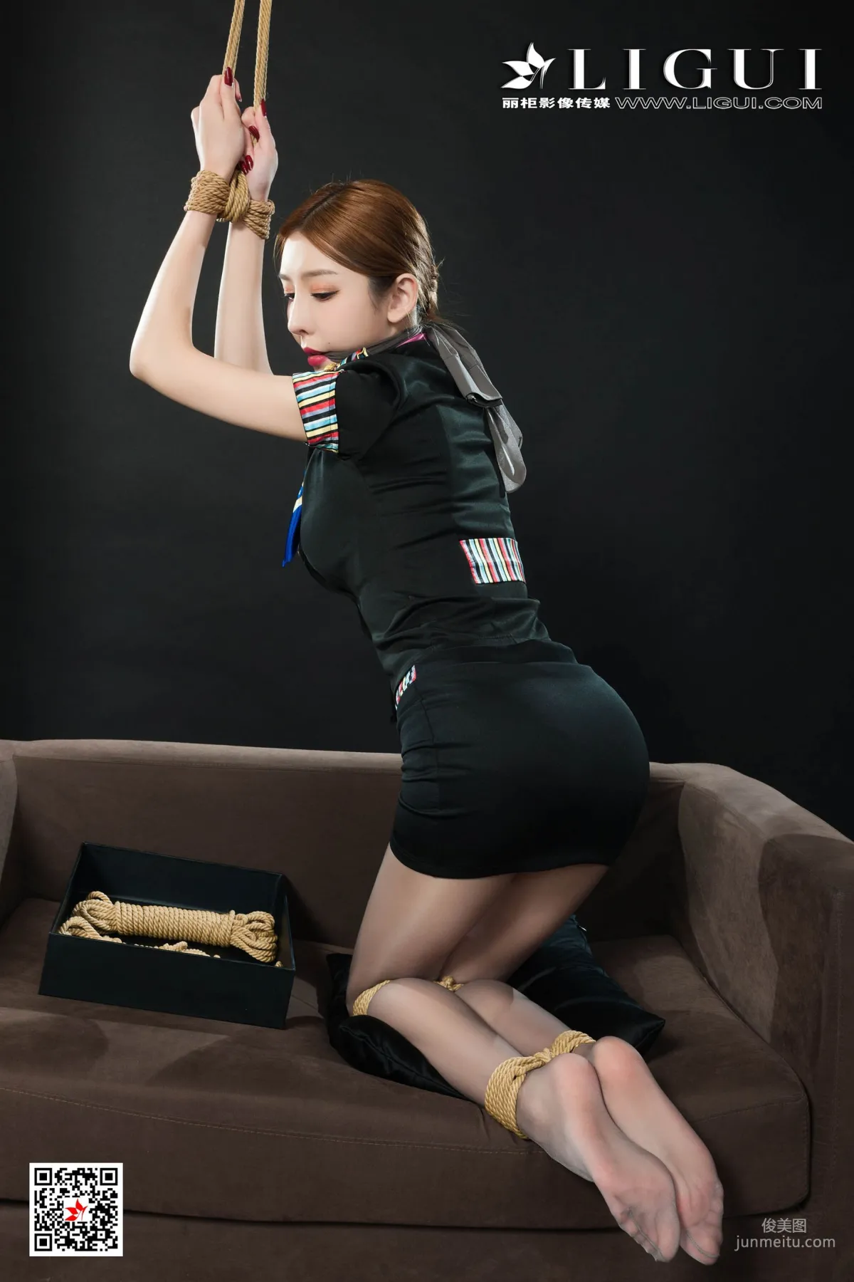 Tu Zi, Flight Attendant Rope Bondage [Ligui] Photo Set photo 24