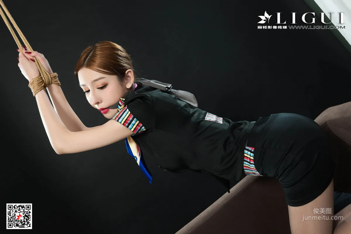 Tu Zi, Flight Attendant Rope Bondage [Ligui] Photo Set photo 60