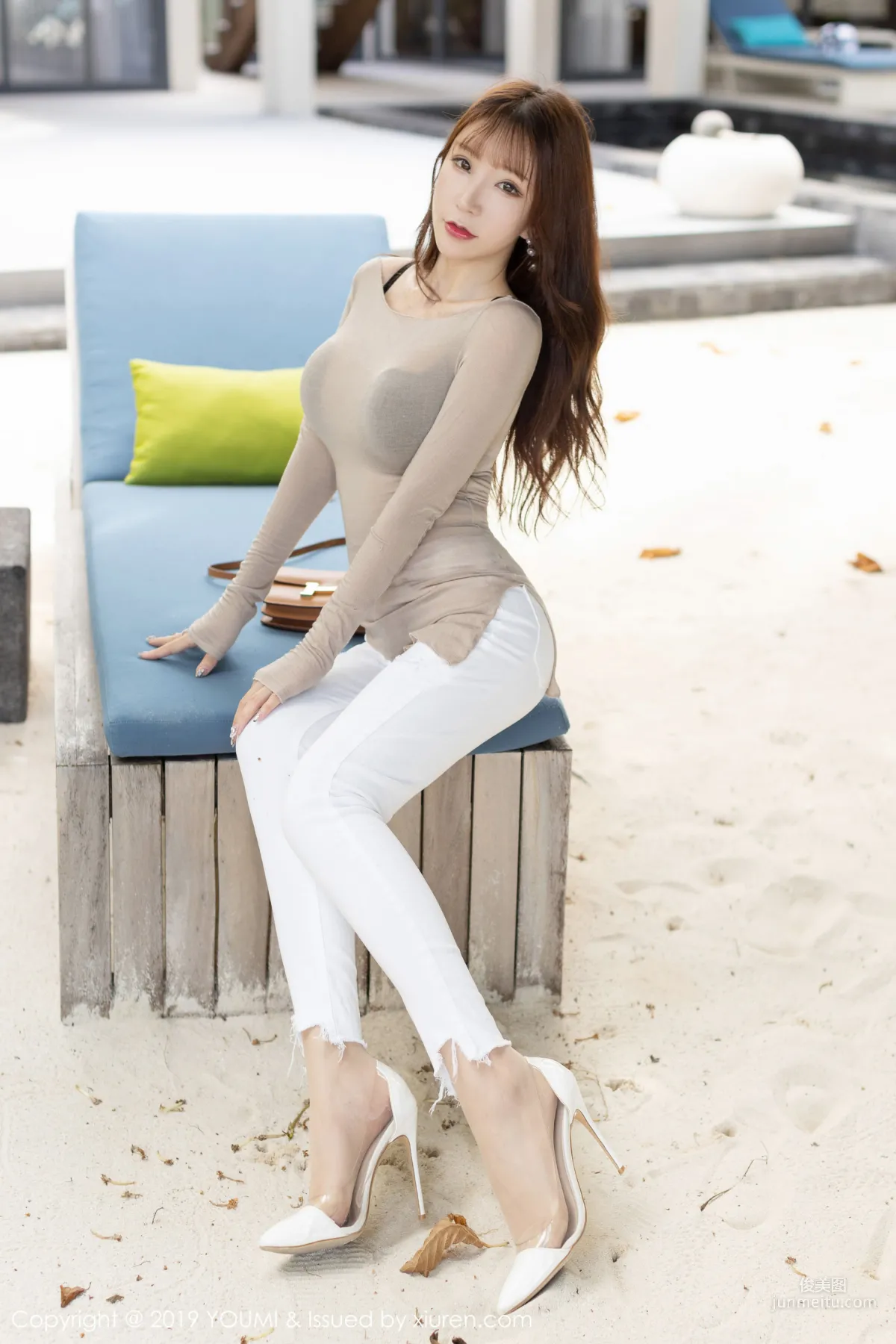 Zhou Yuxi Sandy, Clear and Hazy Stocking Seduction [YouMi] Vol.369 Photo Set photo 14