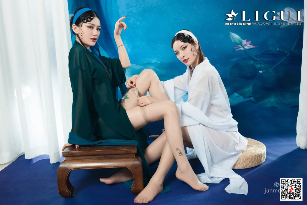 甜甜&雪糕《京劇絲襪姐妹花》 [麗櫃Ligui] 寫真集 52