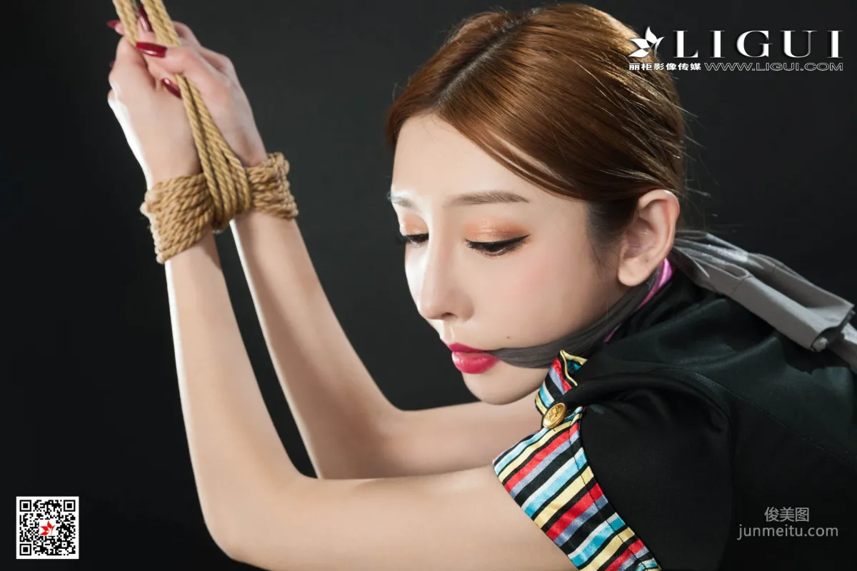Tu Zi, Flight Attendant Rope Bondage [Ligui] Photo Set photo 78
