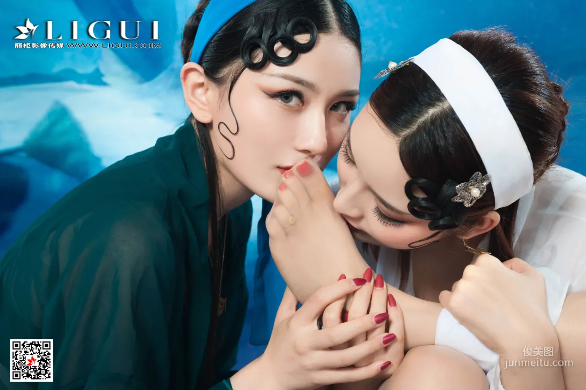 甜甜&雪糕《京劇絲襪姐妹花》 [麗櫃Ligui] 寫真集 49