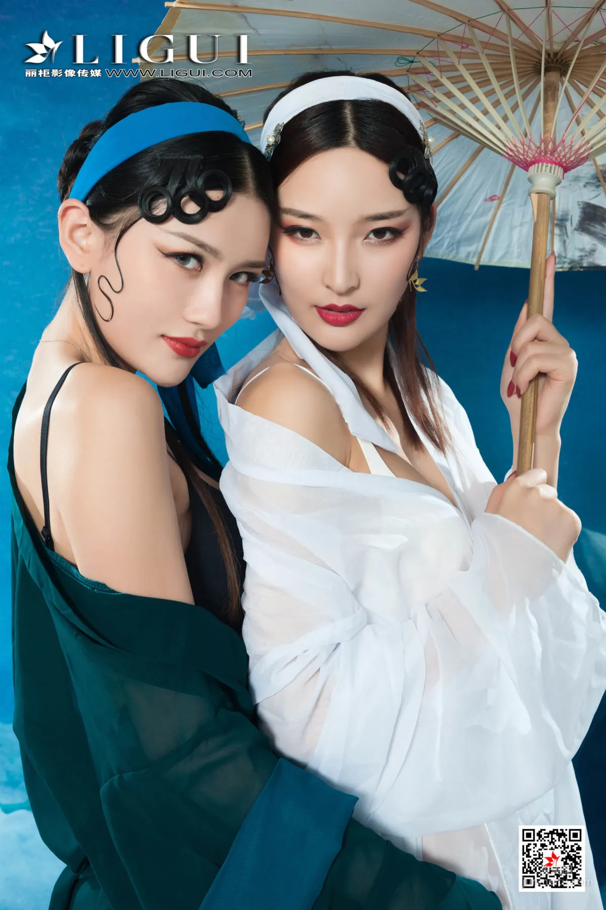 甜甜&雪糕《京劇絲襪姐妹花》 [麗櫃Ligui] 寫真集 3