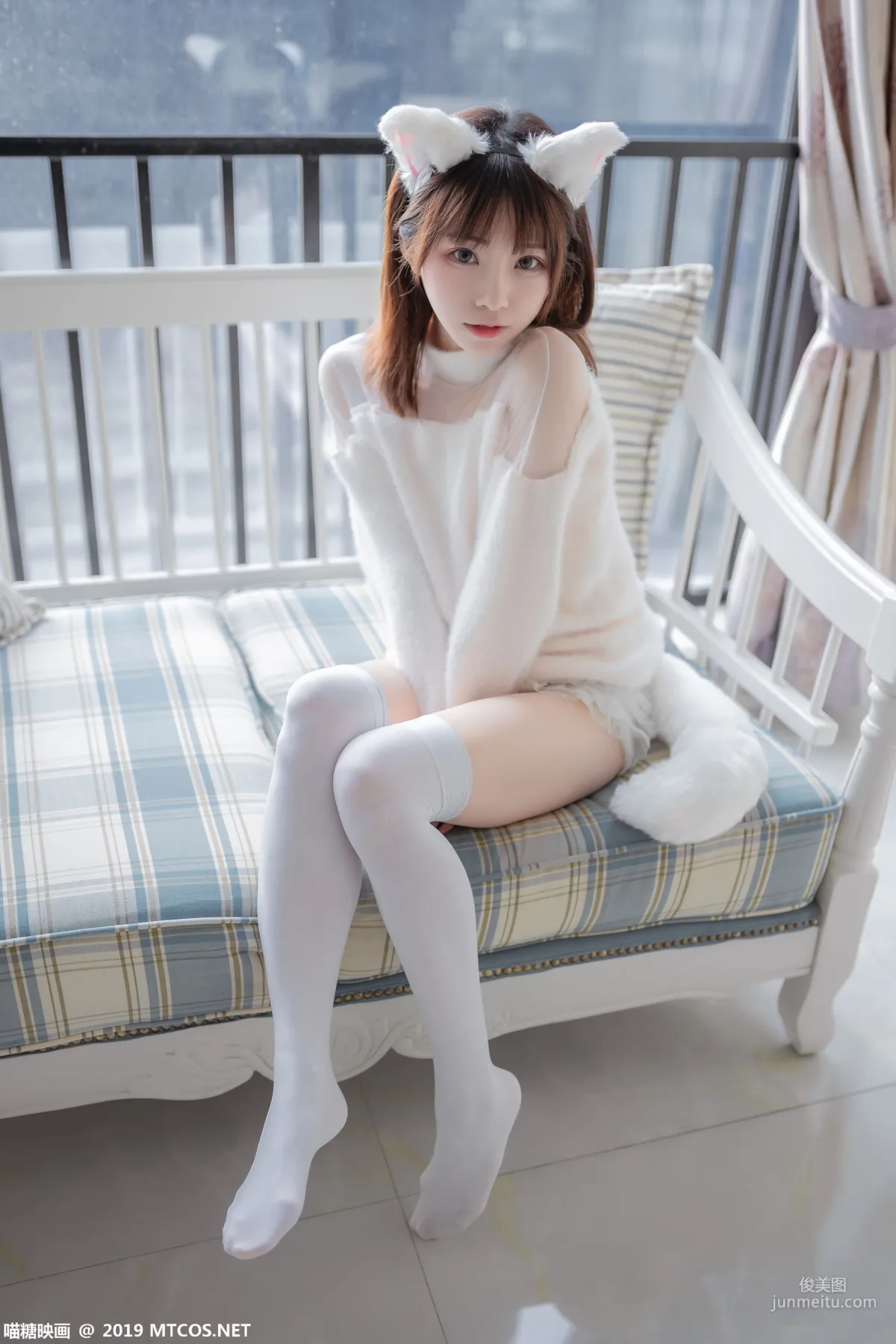 《白丝猫耳》 [喵糖映画] VOL.027 写真集24
