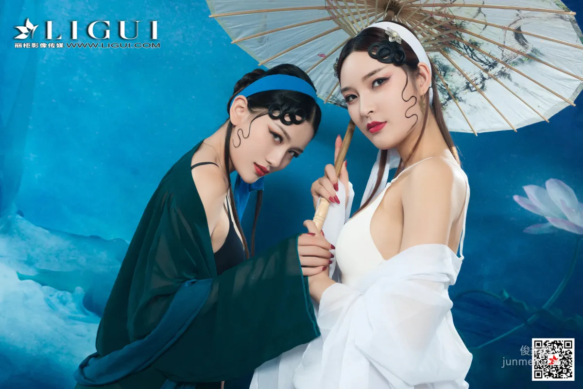 甜甜&雪糕《京劇絲襪姐妹花》 [麗櫃Ligui] 寫真集 11