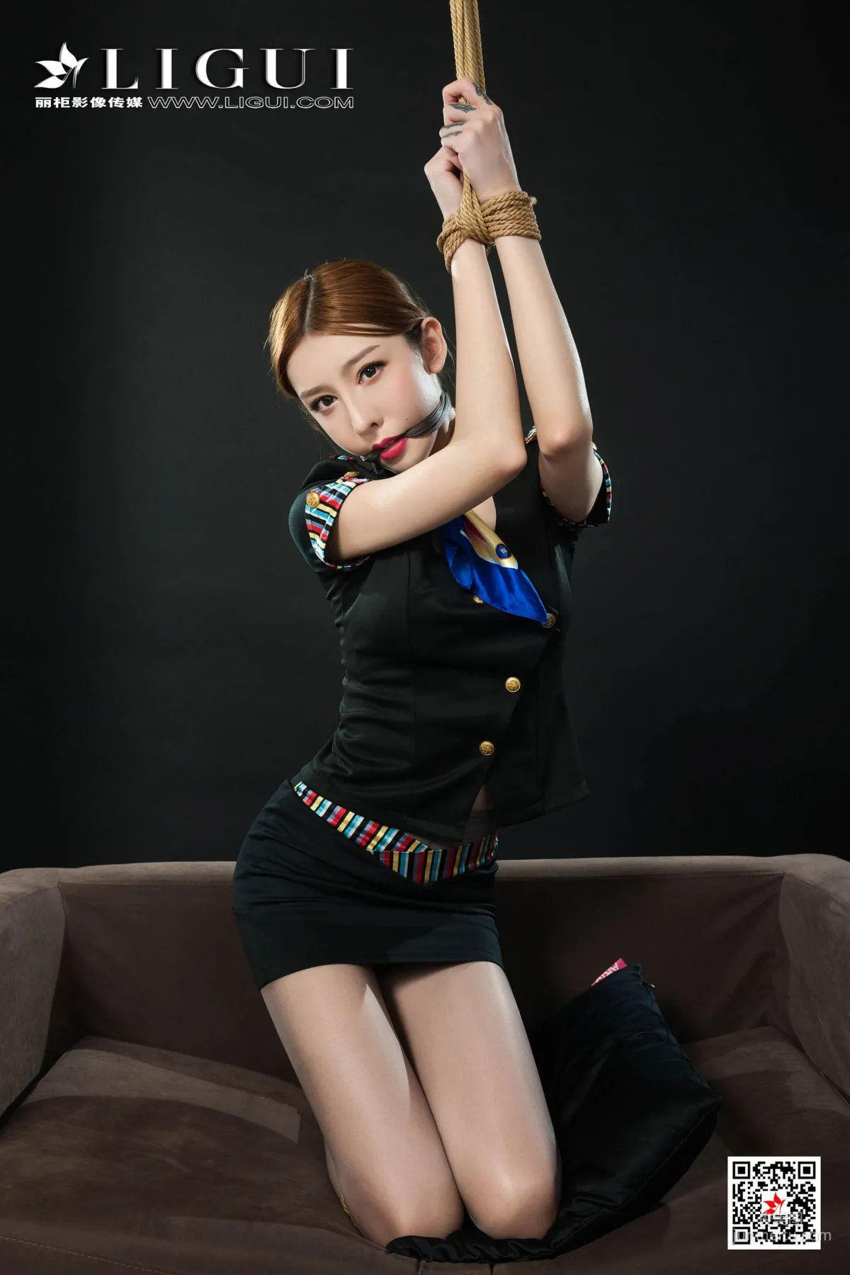 Tu Zi, Flight Attendant Rope Bondage [Ligui] Photo Set photo 42