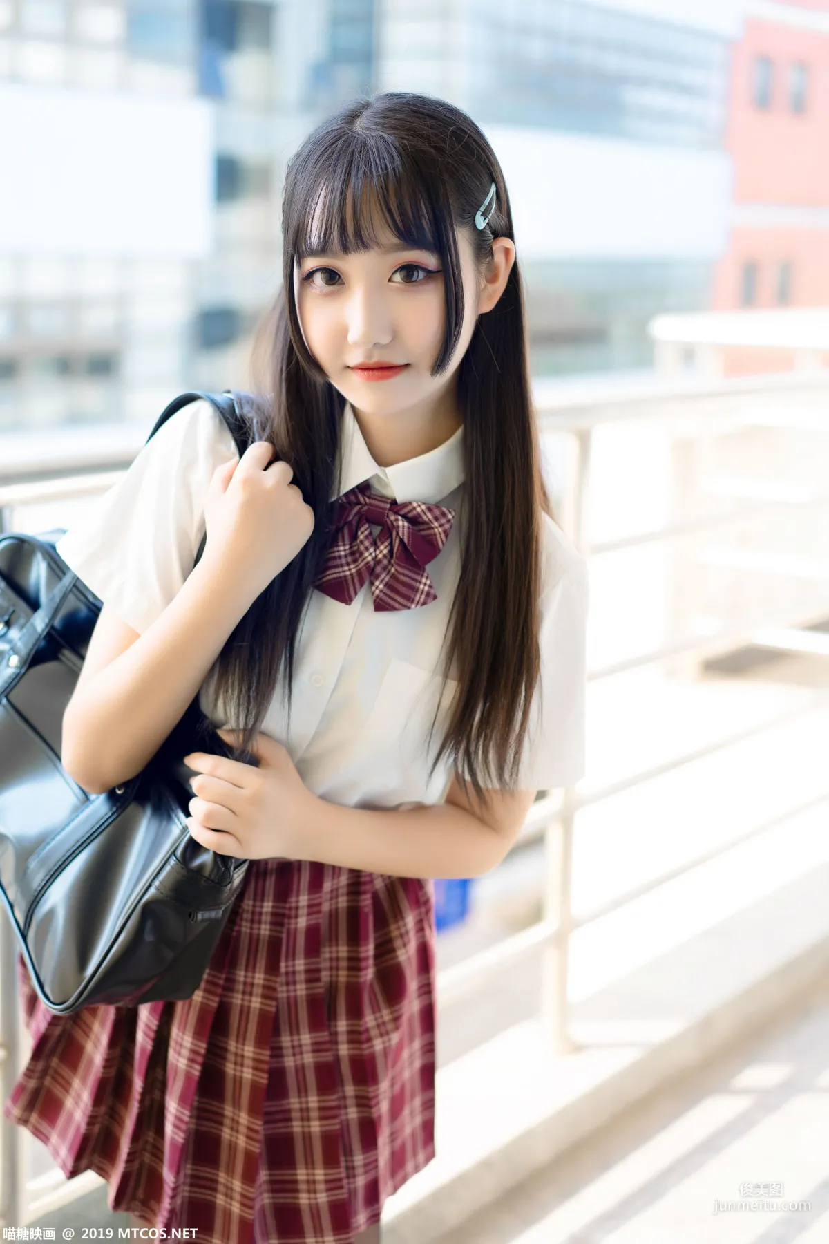 《長發JK萌妹》 [喵糖映畫] VOL.023 寫真集 2