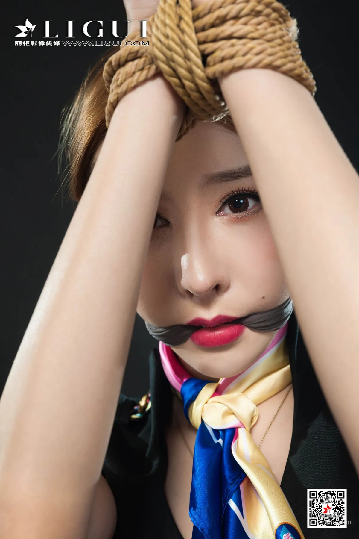 Tu Zi, Flight Attendant Rope Bondage [Ligui] Photo Set photo 8