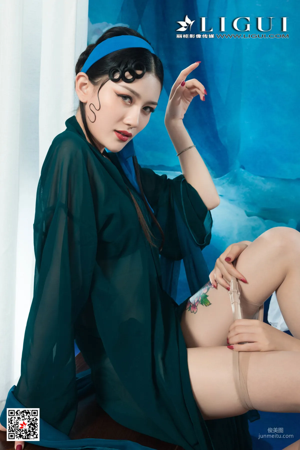 甜甜&雪糕《京劇絲襪姐妹花》 [麗櫃Ligui] 寫真集 53