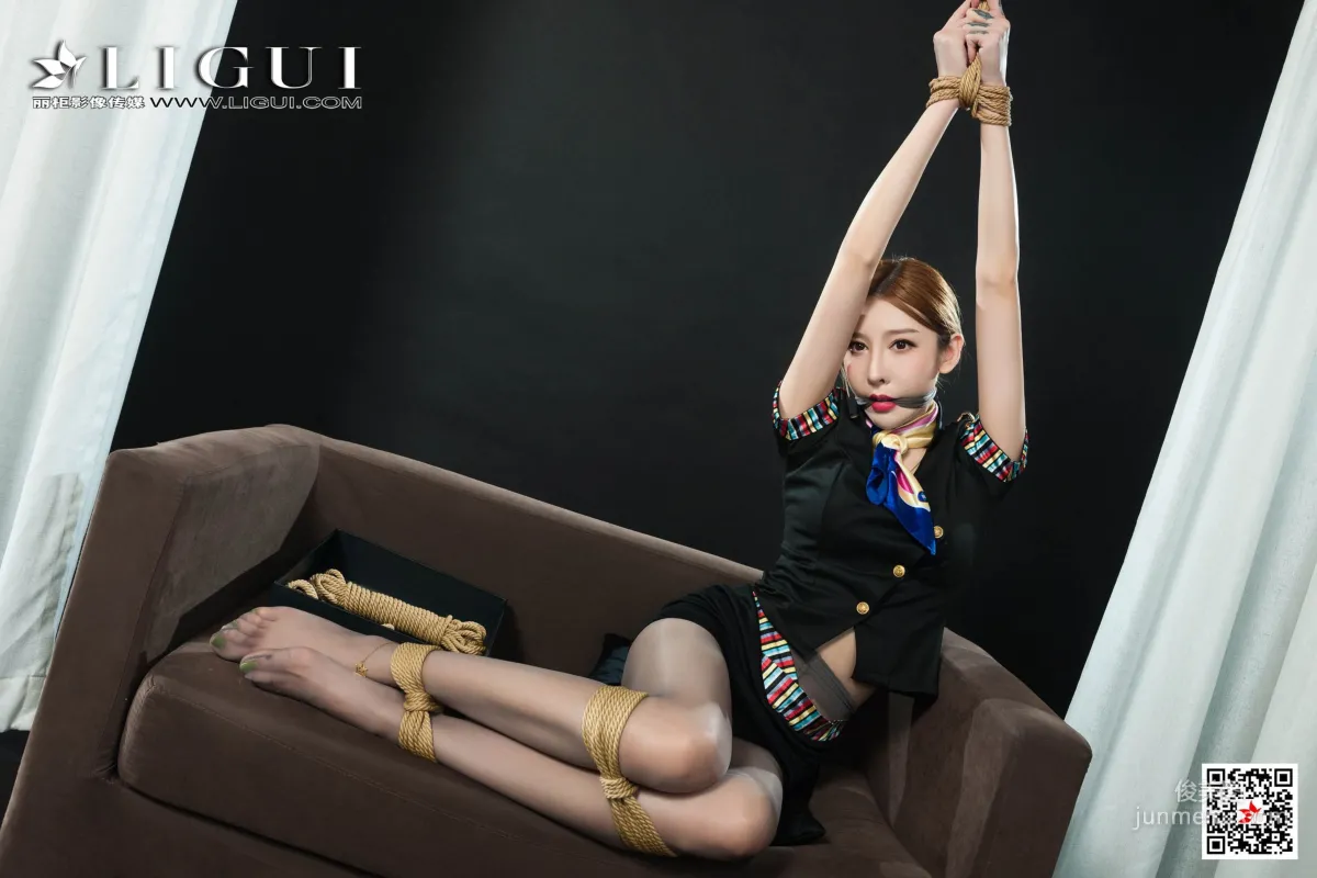 Tu Zi, Flight Attendant Rope Bondage [Ligui] Photo Set photo 80