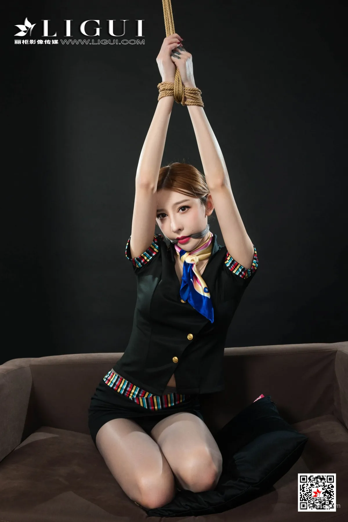 Tu Zi, Flight Attendant Rope Bondage [Ligui] Photo Set photo 11