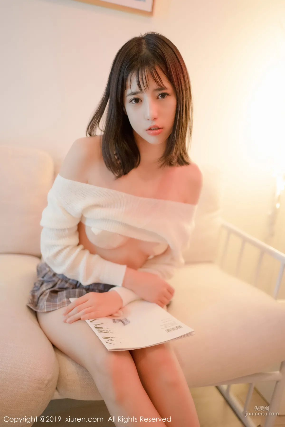 Ai Lili "Sheer Lingerie and Student Uniform Series" [XiuRen] No.1791 Photo Set photo 33