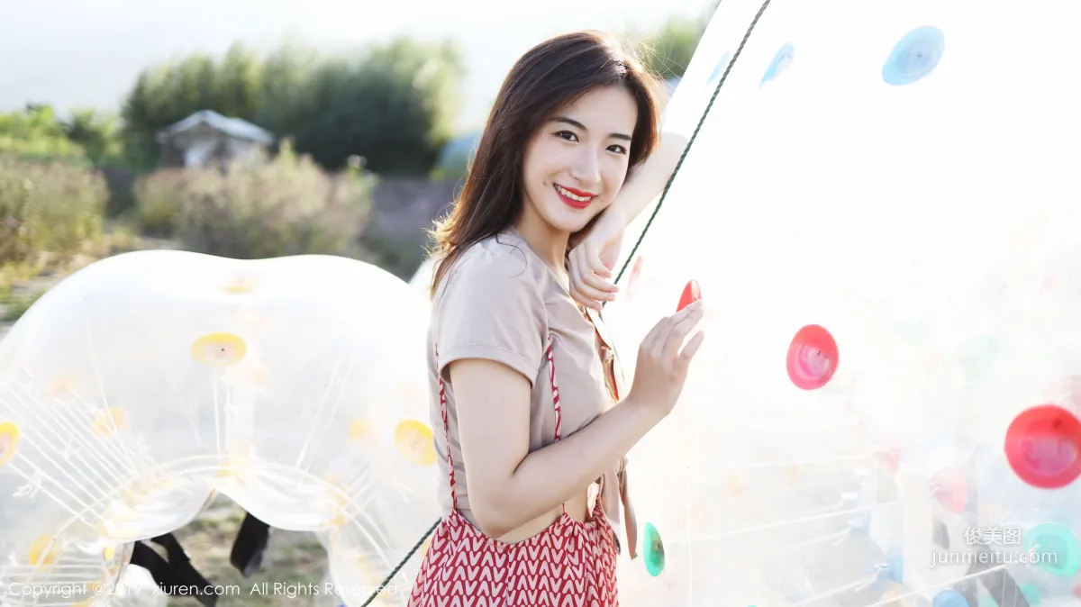 Yi'er Latte Outdoor Fresh Sweet Style Series [XiuRen] No.1718 Photo Set photo 25