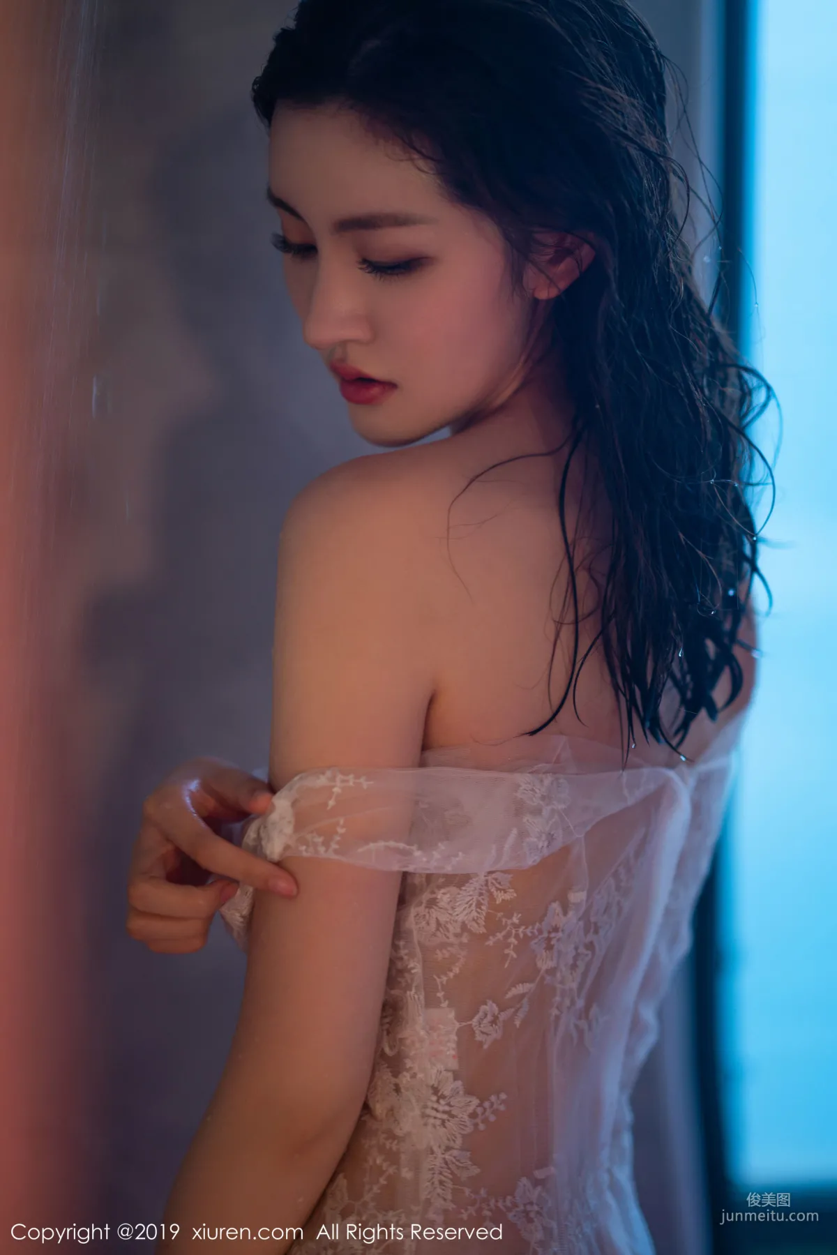 Shen Mengyao, Dripping and Crystal Clear Bathroom Wet Body, Graceful Posture Fully Showing Charm [XiuRen] No.1784 Photo Set photo 10