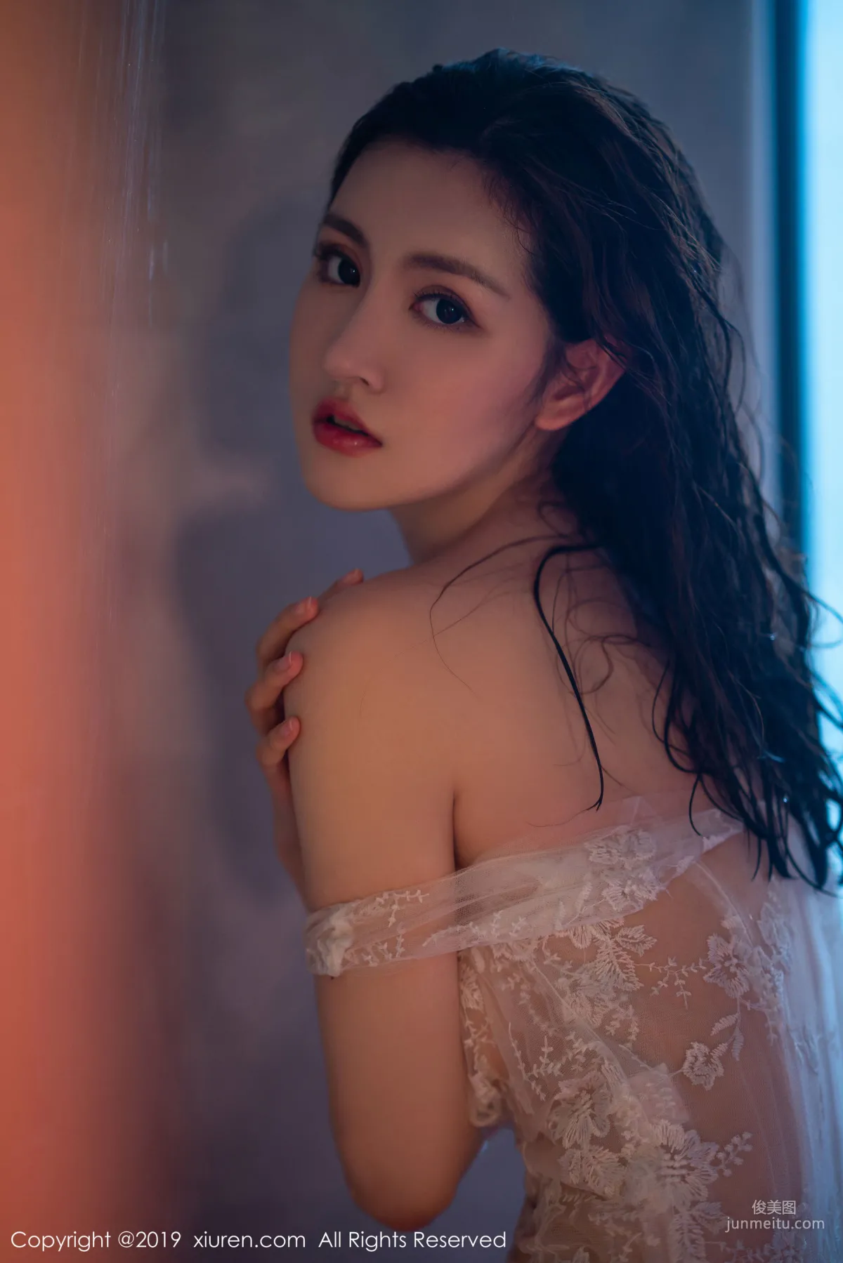 Shen Mengyao, Dripping and Crystal Clear Bathroom Wet Body, Graceful Posture Fully Showing Charm [XiuRen] No.1784 Photo Set photo 9