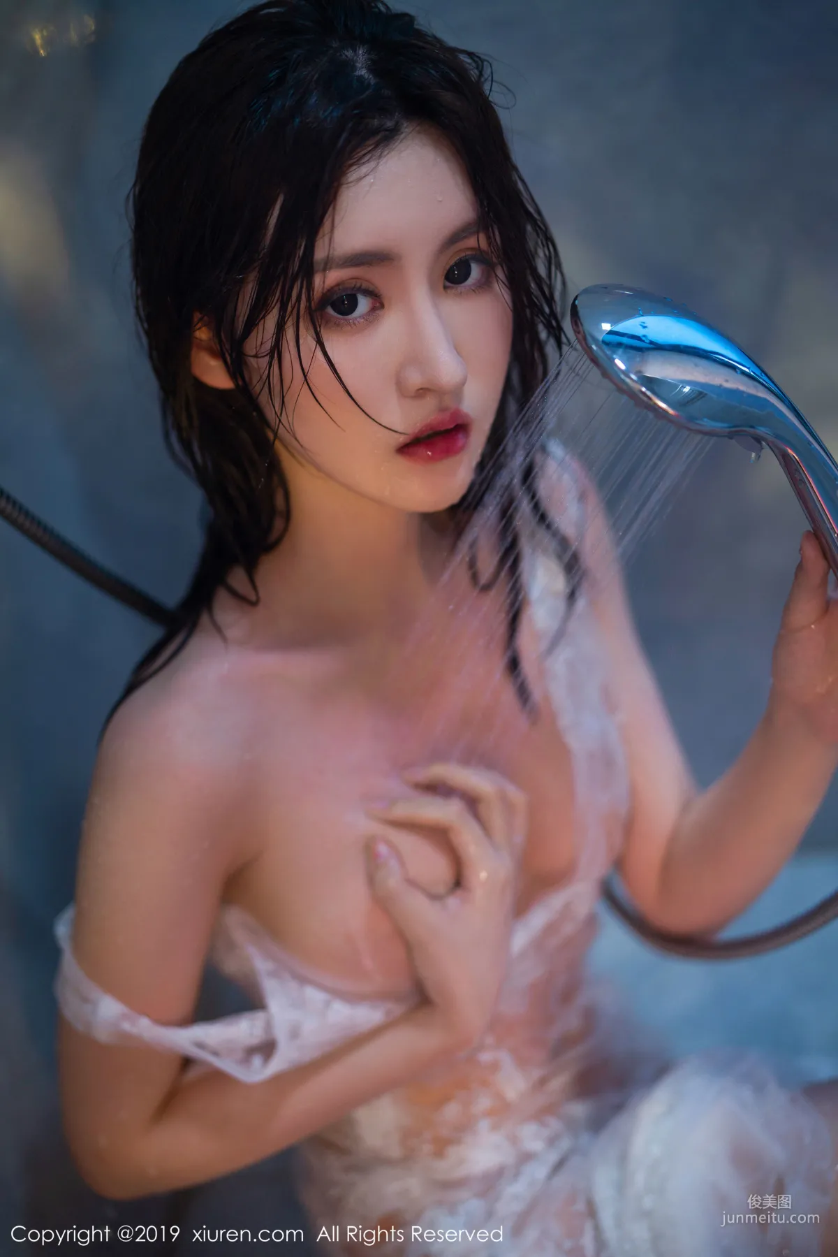 Shen Mengyao, Dripping and Crystal Clear Bathroom Wet Body, Graceful Posture Fully Showing Charm [XiuRen] No.1784 Photo Set photo 36