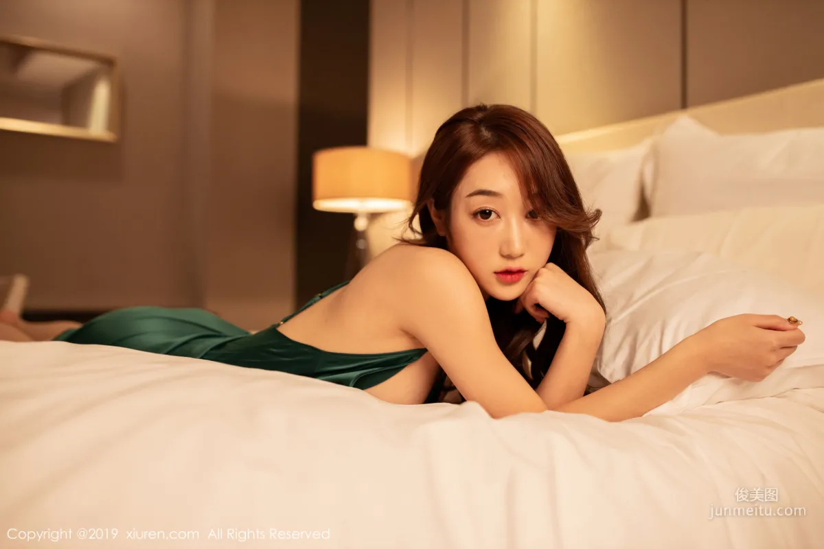 Xiao Jiuyue "Sexy Suspenders and Hazy Stockings" [XiuRen] No.1756 Photo Set photo 49