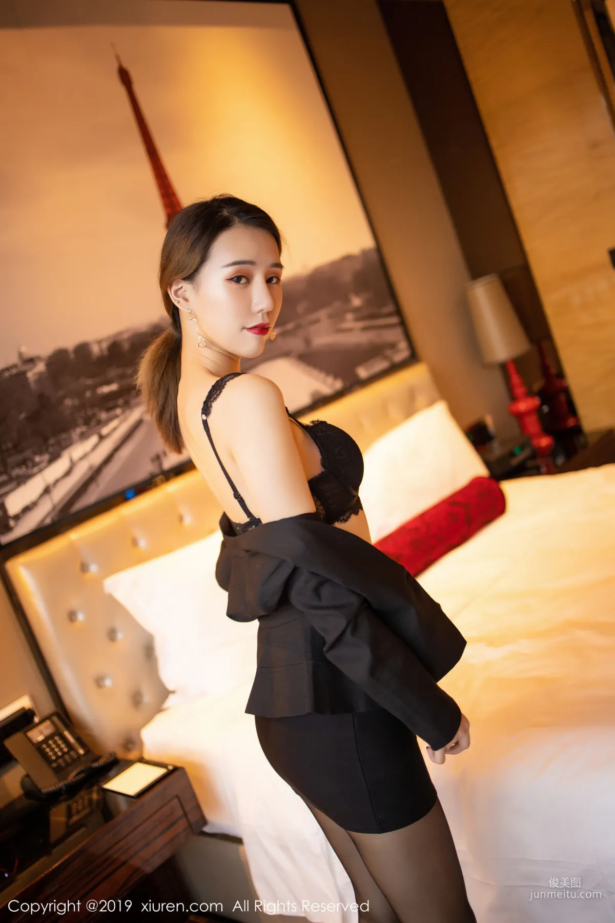 BABY Qi Glasses OL Black Stockings Secretary [XiuRen] No.1706 Photo Set photo 32