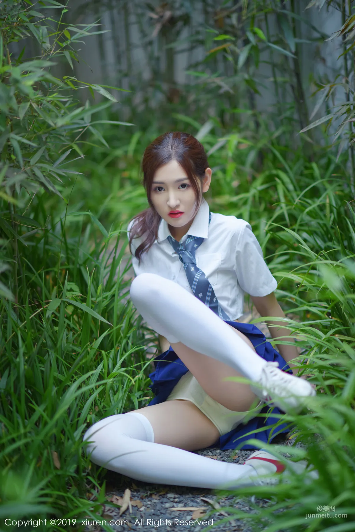 Shen Mengyao, Outdoor Bamboo Forest Shoot [XiuRen] No.1733 Photo Set photo 10