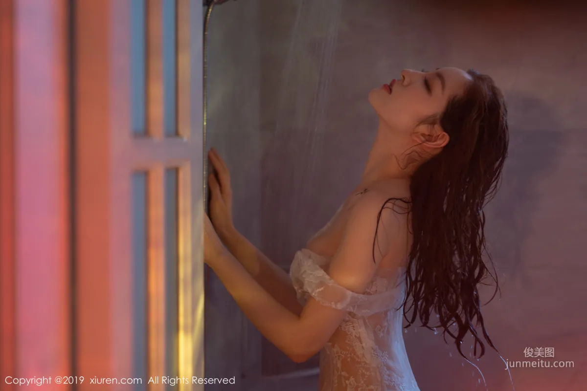 Shen Mengyao, Dripping and Crystal Clear Bathroom Wet Body, Graceful Posture Fully Showing Charm [XiuRen] No.1784 Photo Set photo 6