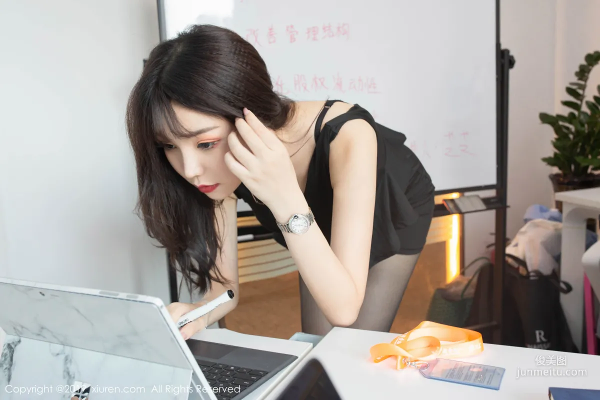 Zhizhi Booty Office Theme [XiuRen] No.1757 Photo Set photo 12