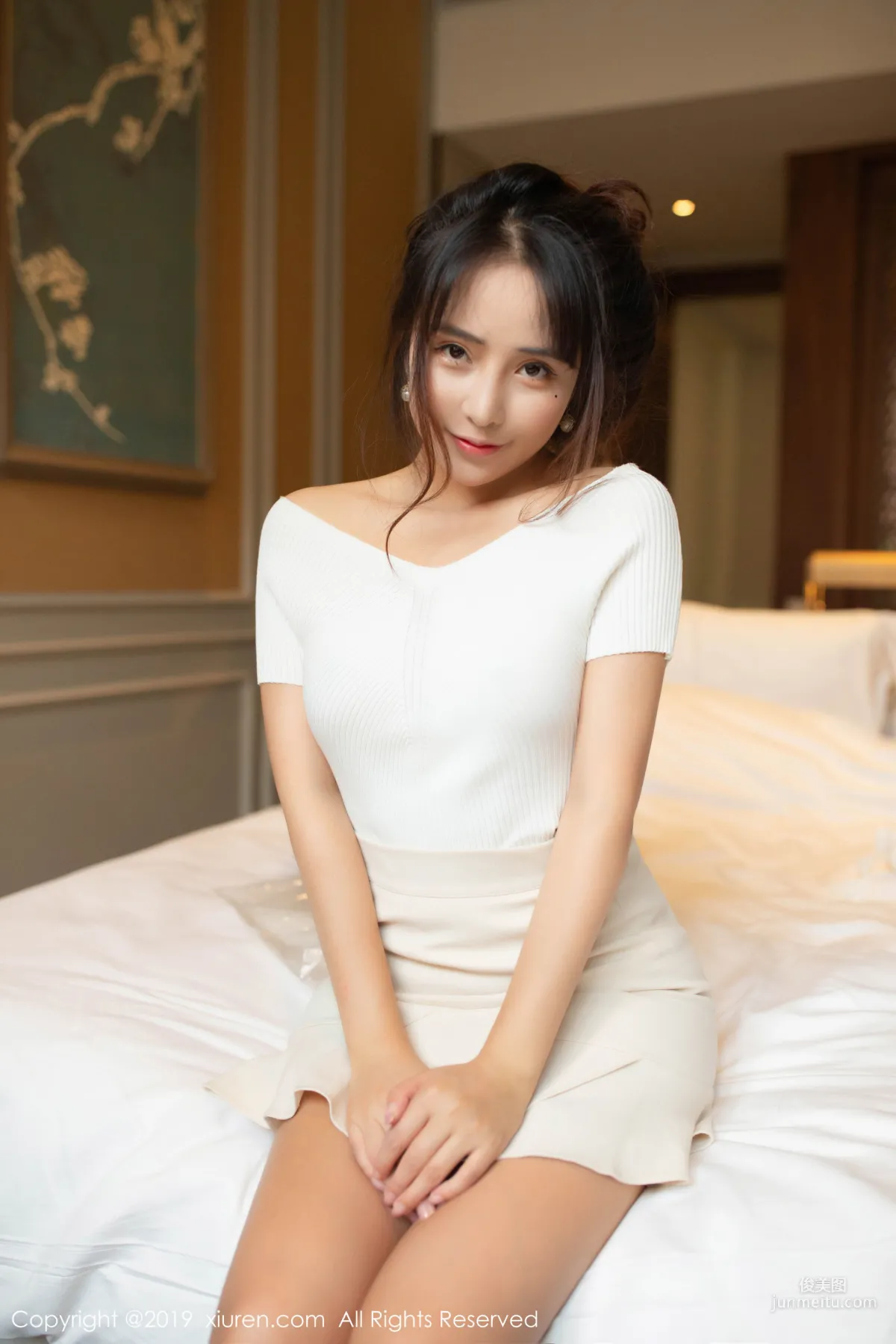 Tao Xile_lele, White Lingerie and Curvy Body [XiuRen] No.1753 Photo Set photo 1