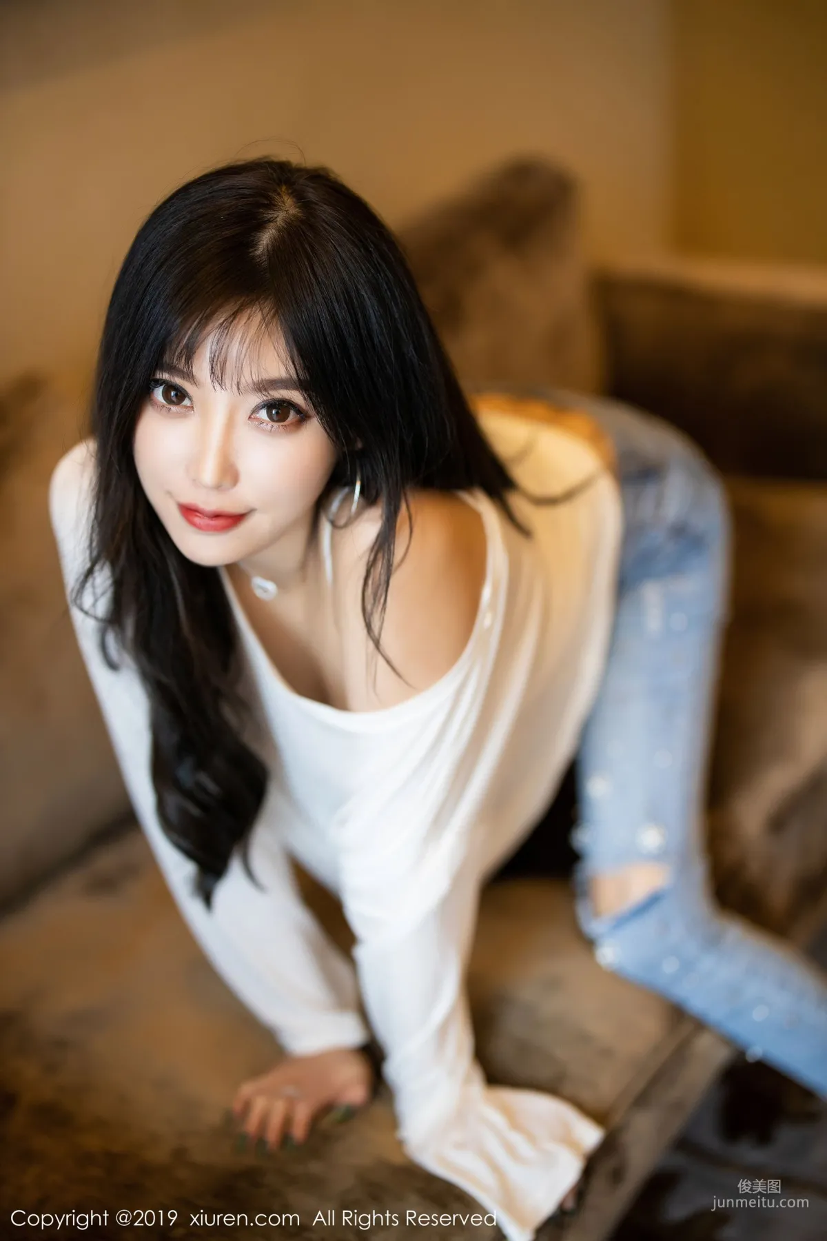 Yang Chenchen sugar "Net Stockings, Beautiful Legs, Curves Temptation" [XiuRen] No.1746 Photo Set photo 30