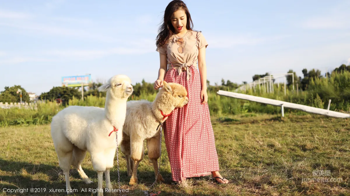 Yi'er Latte Outdoor Fresh Sweet Style Series [XiuRen] No.1718 Photo Set photo 29