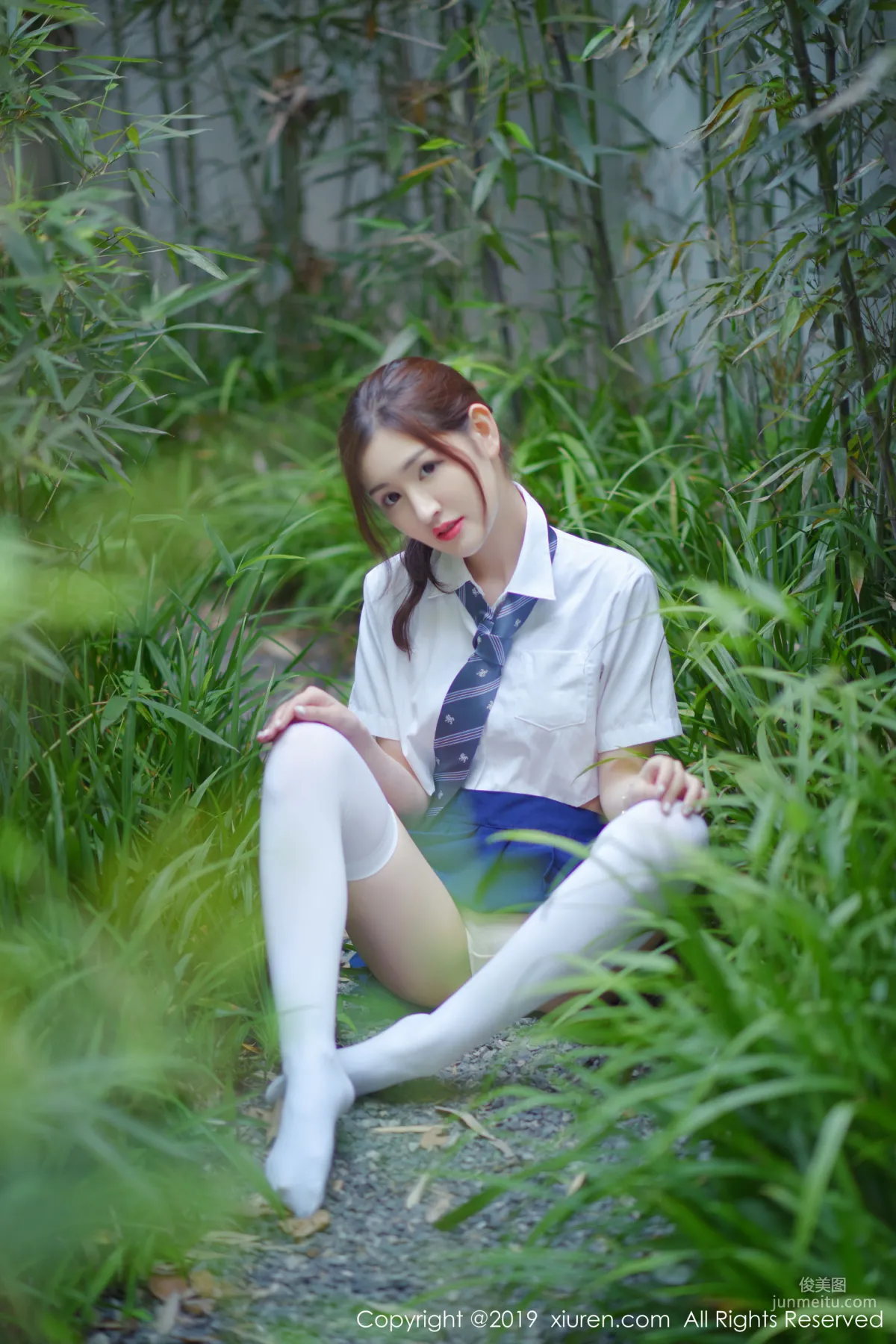 Shen Mengyao, Outdoor Bamboo Forest Shoot [XiuRen] No.1733 Photo Set photo 3