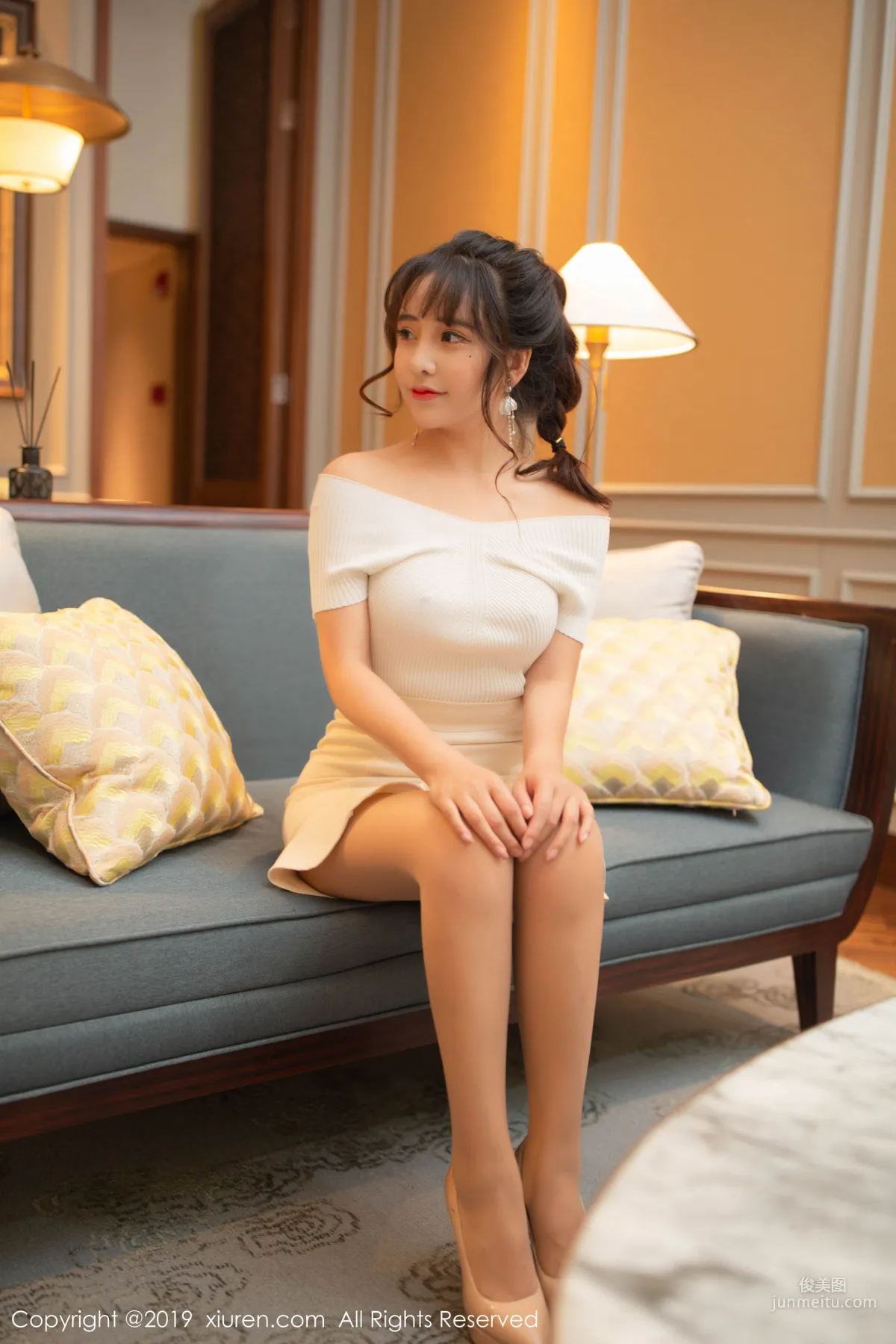 Tao Xile_lele, White Lingerie and Curvy Body [XiuRen] No.1753 Photo Set photo 7