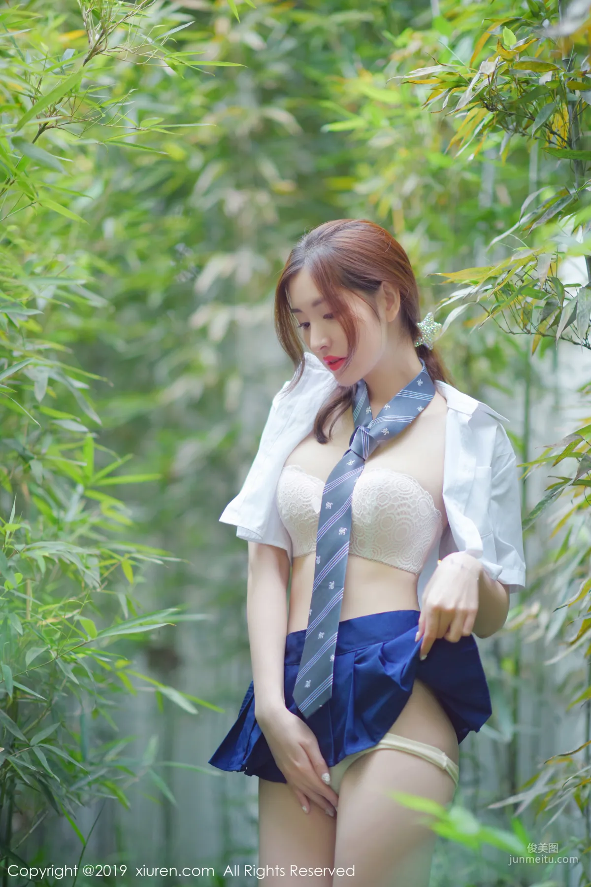 Shen Mengyao, Outdoor Bamboo Forest Shoot [XiuRen] No.1733 Photo Set photo 57