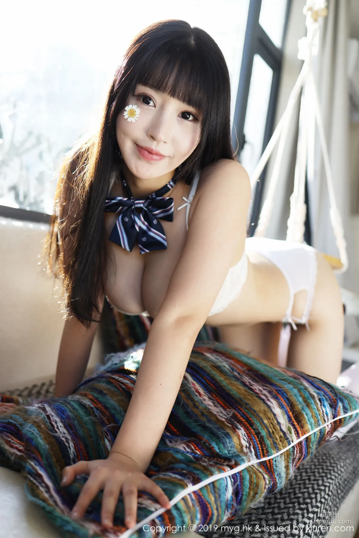 Flower Barbie Keer, Exquisite Hollow-Out Sexy Lingerie and Stockings Series [MyGirl] Vol.403 Photo Set photo 27