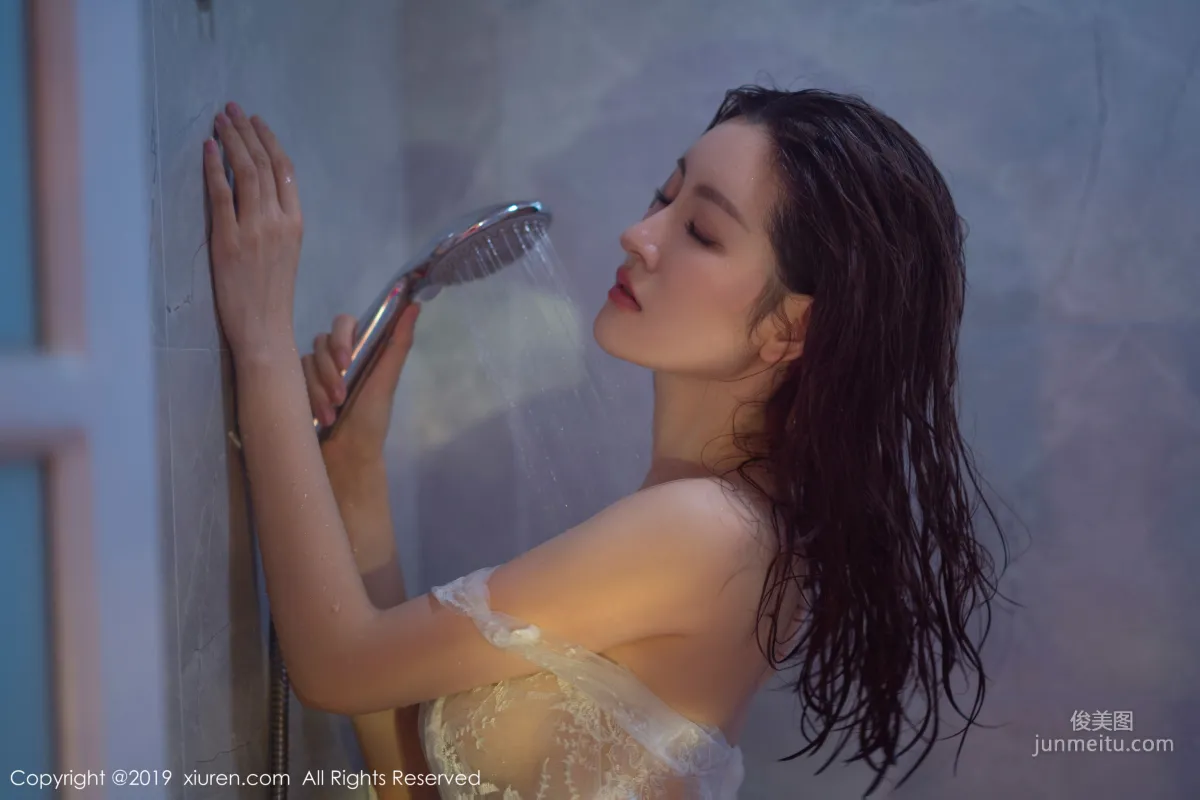 Shen Mengyao, Dripping and Crystal Clear Bathroom Wet Body, Graceful Posture Fully Showing Charm [XiuRen] No.1784 Photo Set photo 15