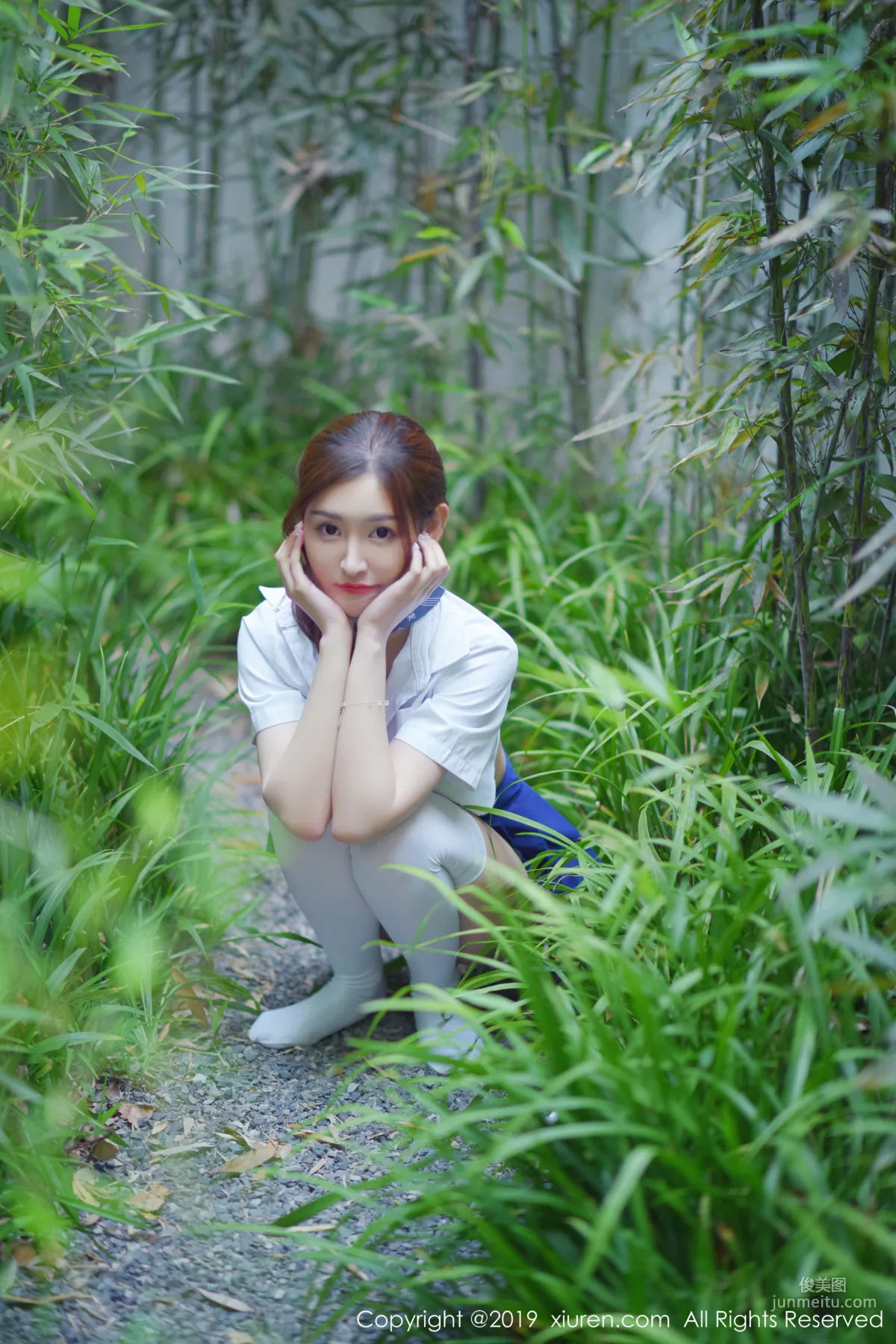 Shen Mengyao, Outdoor Bamboo Forest Shoot [XiuRen] No.1733 Photo Set photo 44